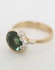 Atlantic Whirlpool Tourmaline Ruthie B. Ring with Barnacles