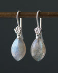 Cosmic Rose Labradorite Garden Earrings