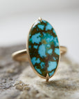 Cosmic Canyon Kingman Turquoise Vanity Ring