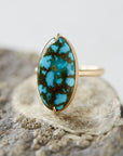 Cosmic Canyon Kingman Turquoise Vanity Ring