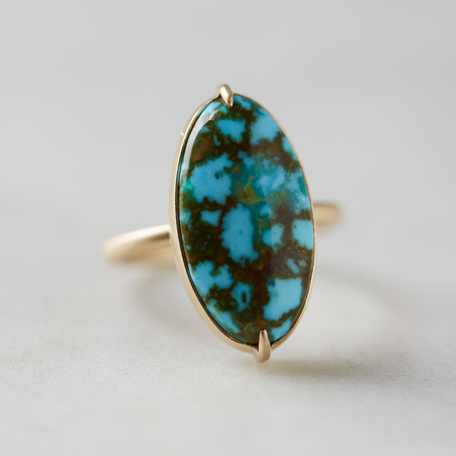 Cosmic Canyon Kingman Turquoise Vanity Ring