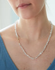 Herkimer Crystal Knotted Ruthie B. Necklace