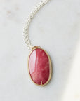 Aurora Rhodonite Vanity Necklace