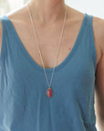 Aurora Rhodonite Vanity Necklace