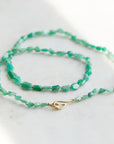 Shades of Spring Emerald Ruthie B. Necklace