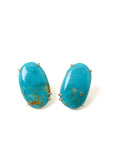 Cloudburst Kingman Turquoise Vanity Studs
