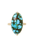Cosmic Canyon Kingman Turquoise Vanity Ring