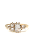 Ever After rose cut diamonds vanity ring by Hannah Blount