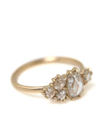 Ever After rose cut diamonds vanity ring by Hannah Blount