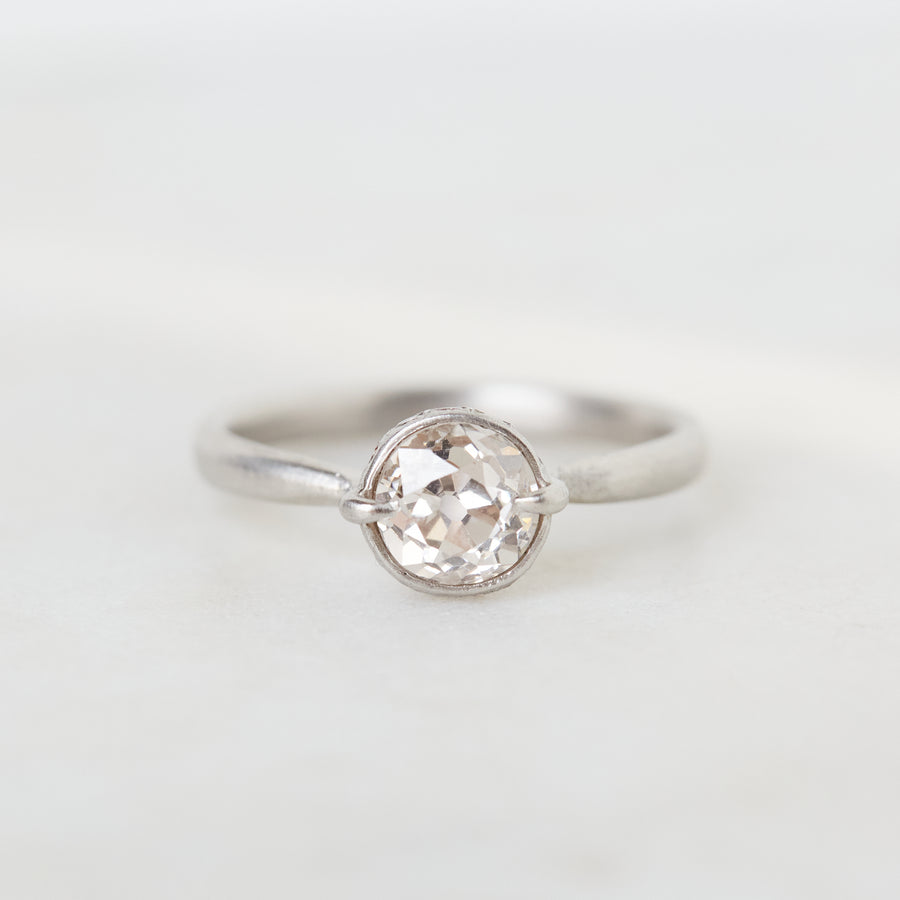 Venus Diamond + Sapphire Vanity Ring