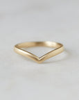 vertex band in 18k yellow gold
