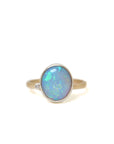 Opal branch waiting ring with diamond by Hannah Blount