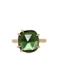 3.15ct green tourmaline vanity ring by Hannah Blount