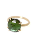 3.15ct green tourmaline vanity ring by Hannah Blount