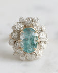 Sunrise Tourmaline Garden Wreath Ring
