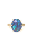 Opal vanity gold ring by Hannah Blount