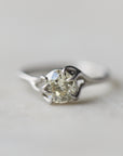 Diamond platinum branch ring