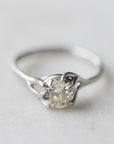 Diamond platinum branch ring