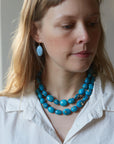 Turquoise strand necklace by Hannah Blount