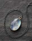 Moonstone vanity necklace by Hannah Blount
