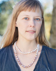 Pearl strand necklace by Hannah Blount