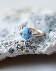 Turquoise vanity ring by Hannah Blount