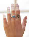 Turquoise vanity ring by Hannah Blount