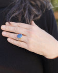 Opal Cameo Gold Ring by Hannah Blount
