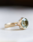 Saline Tides Aquamarine Ruthie B. Ring with Barnacles