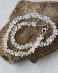 Herkimer strand necklace by Hannah Blount