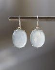 Aquamarine vanity earrings by Hannah Blount