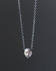 little silver cameo necklace by Hannah Blount