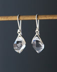 Little Herkimer Quartz Earrings by Hannah Blount