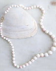 Coral strand necklace