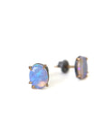 Coober Pedy opal studs by Hannah Blount Jewelry
