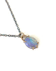 Coober Pedy opal necklace handmade by Hannah Bount Jewelry