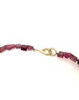 Pink tourmaline strand necklace by Hannah Blount