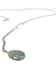 Emerald vanity necklace by Hannah Blount