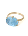 6.1ct aquamarine vanity ring by Hannah Blount