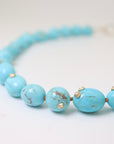 Mermaid's Crown Turquoise Ruthie B. Necklace with Barnacles