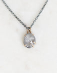 Purple spinel necklace pendant