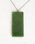 Large stone pendant necklace