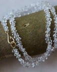 Herkimer Crystal Knotted Ruthie B. Necklace