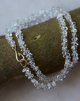 Herkimer Crystal Knotted Ruthie B. Necklace