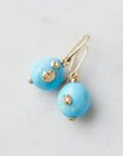 Turquoise Buoy Ruthie B. Earrings-Hannah Blount Jewelry