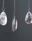 Elemental Alchemy Enhydro Quartz Vanity Necklace-Hannah Blount Jewelry