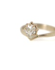 Antique Egg Diamond Vanity Ring-Hannah Blount Jewelry