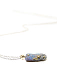 Iris Raw Opal Cameo Necklace with Barnacles-Hannah Blount Jewelry