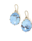 Study of Blue Turquoise Vanity Earrings-Hannah Blount Jewelry
