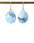 Study of Blue Turquoise Vanity Earrings-Hannah Blount Jewelry